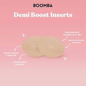NEW BOOMBA demi boost inserts in beige